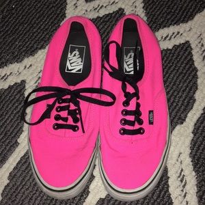 Hot pink vans